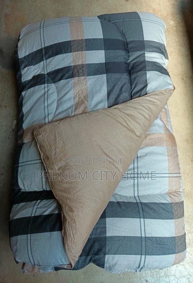 Grey Binded Quality Pure Cotton Duvet Set - thumbnail 4