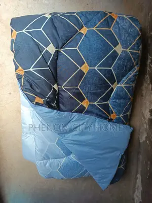Grey Binded Quality Pure Cotton Duvet Set