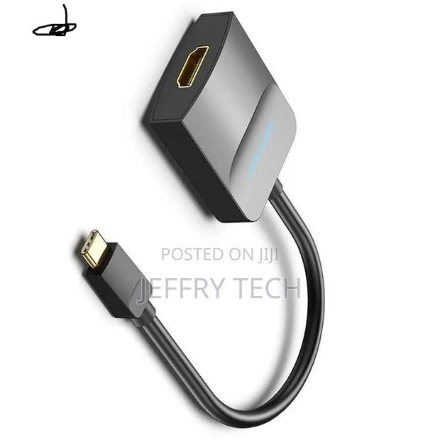 Vention Type-C to Hdmi Adapter 0.15m Black Abs Type
