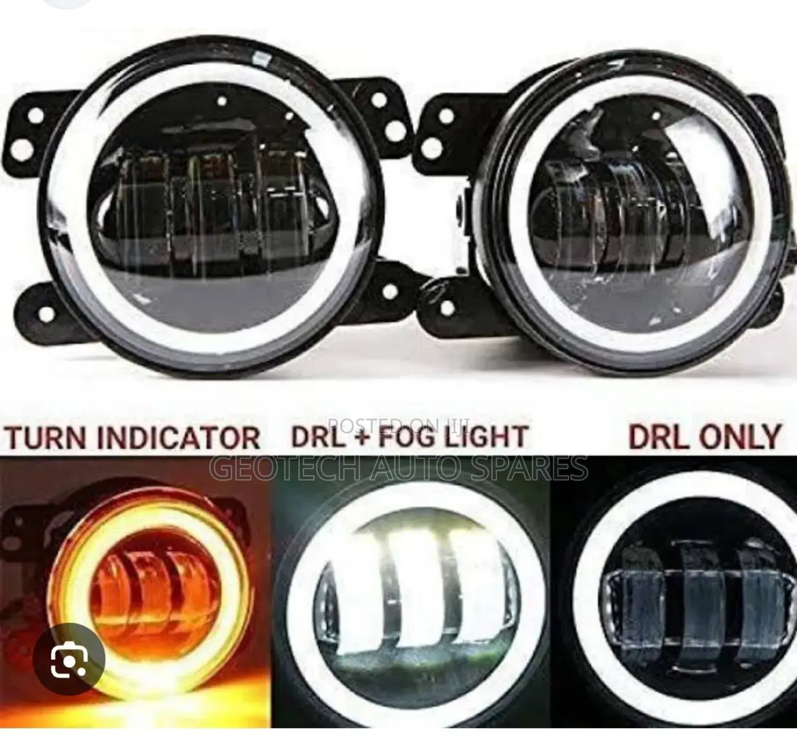 Universal Led 3.5/4 Inch Foglights