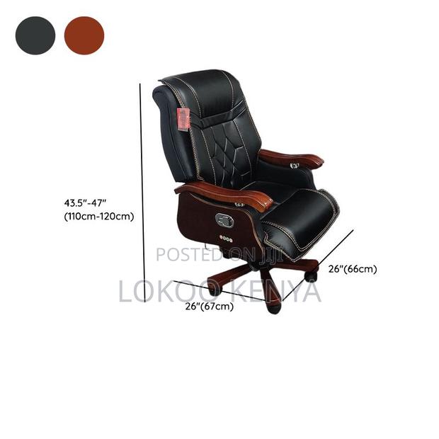 Office Chair: Executive Leather Office Chair - thumbnail 5