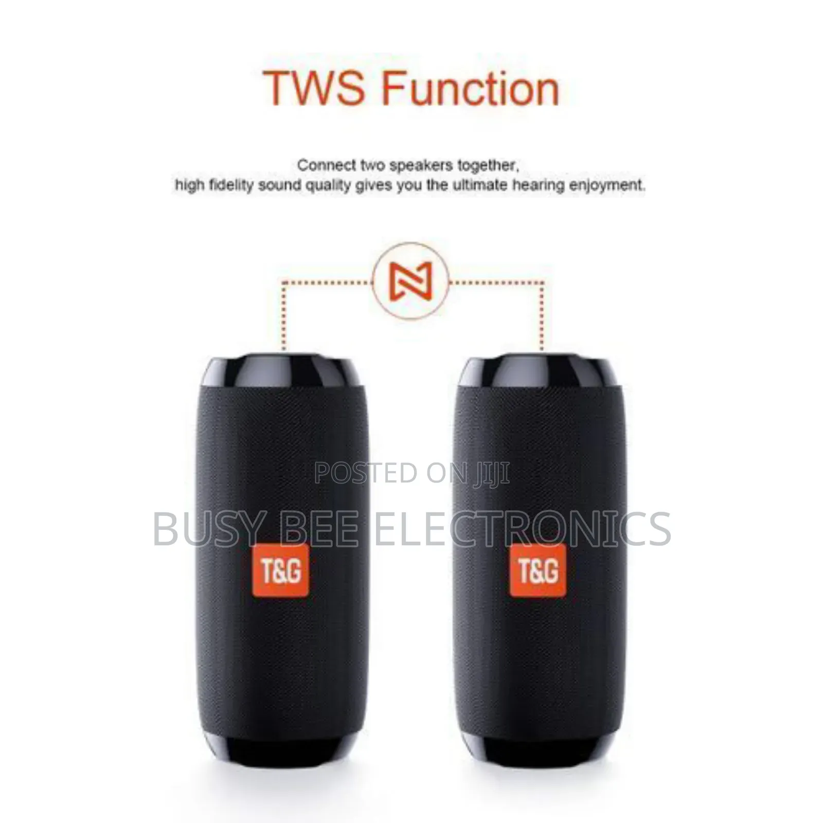 T G Tg117 Portable Bluetooth Wireless Speaker