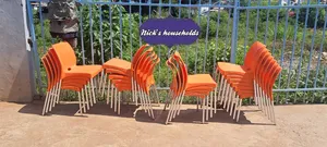 Affordable Hotel Plastic Chairs of Metal Legs