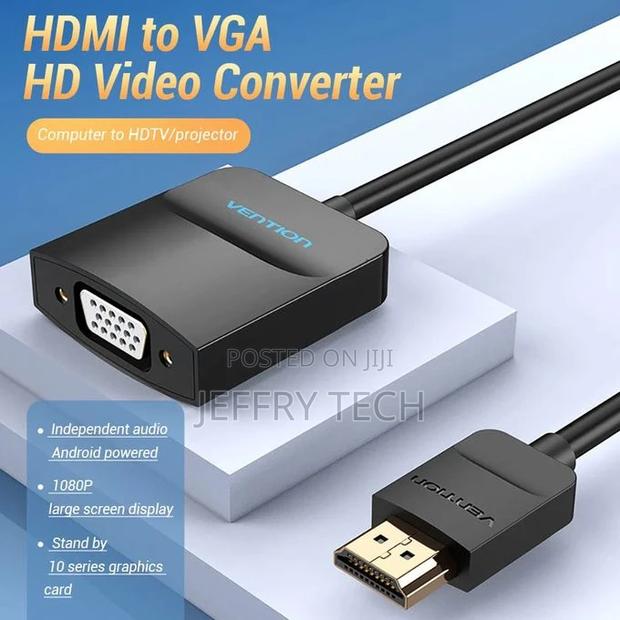 Vention Hdmi to Vga Converter 0.15m Black - main view