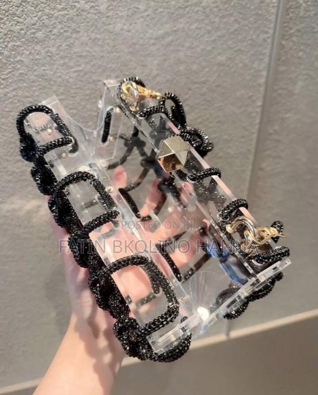 Clear Shiny Clutch Bag - thumbnail 3