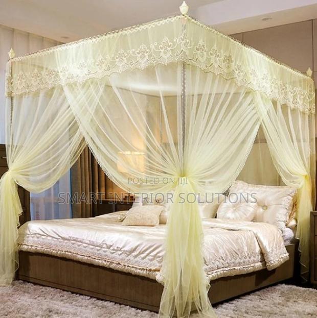Quality 4-Stand Cream Mosquito Net