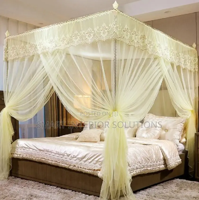 Quality 4-Stand Cream Mosquito Net