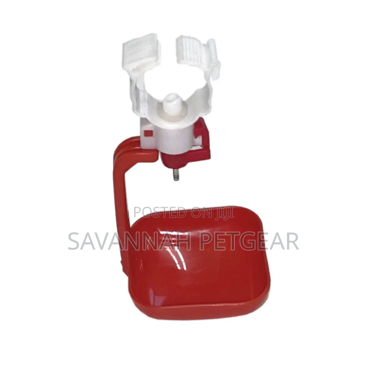 Clip-on Nipple Drinker With Drip Cup, Round Pipe