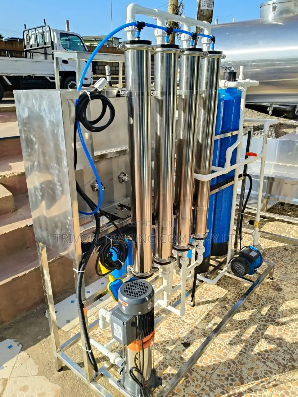 1000 LPH Reverse Osmosis Plant