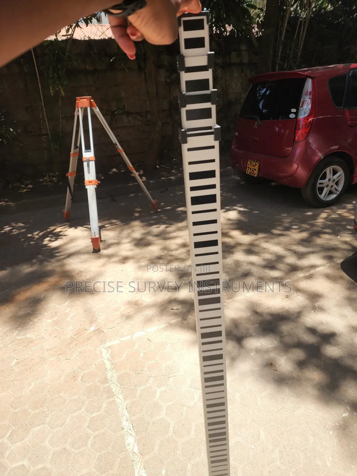Survey Rod With Barcode