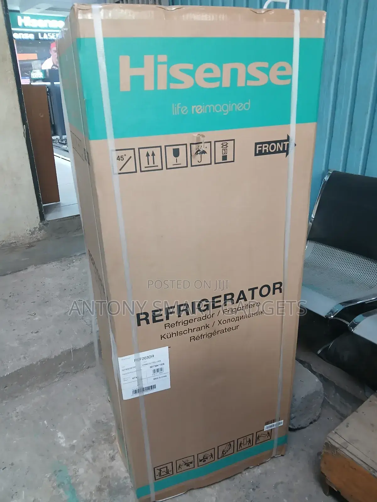 Hisense 203l Ref203dr -Frost Free Double Door Refrigerator