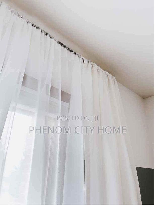 Heavy White Sheers Available at the Shop