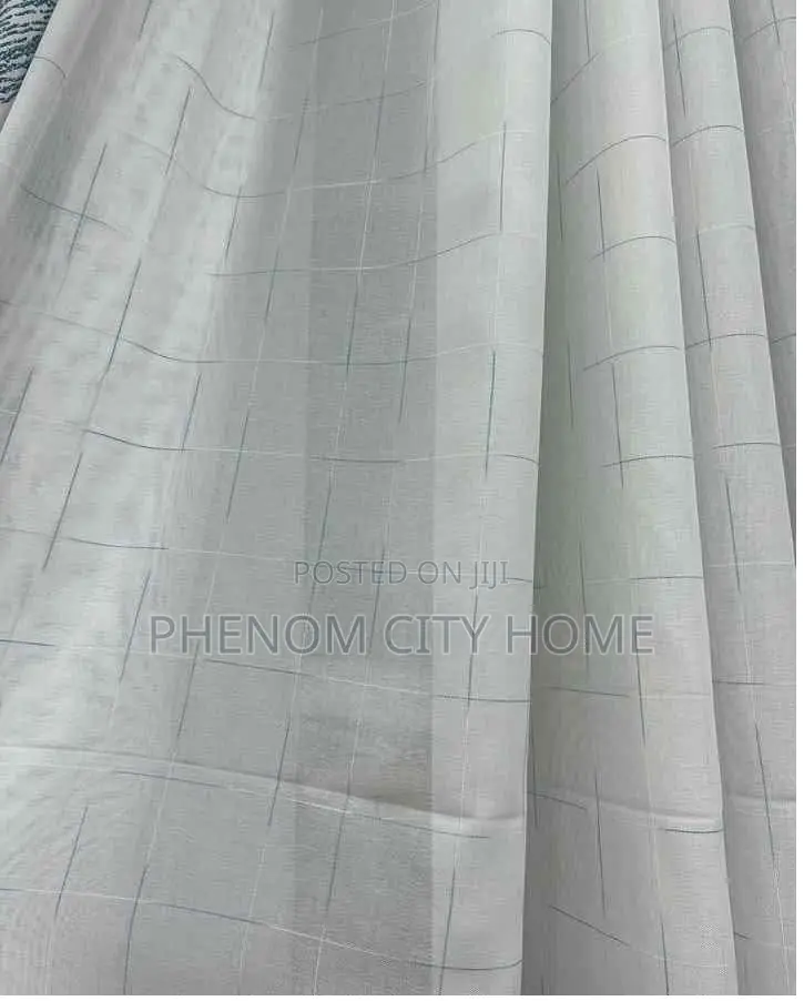 Heavy White Sheers Available at the Shop
