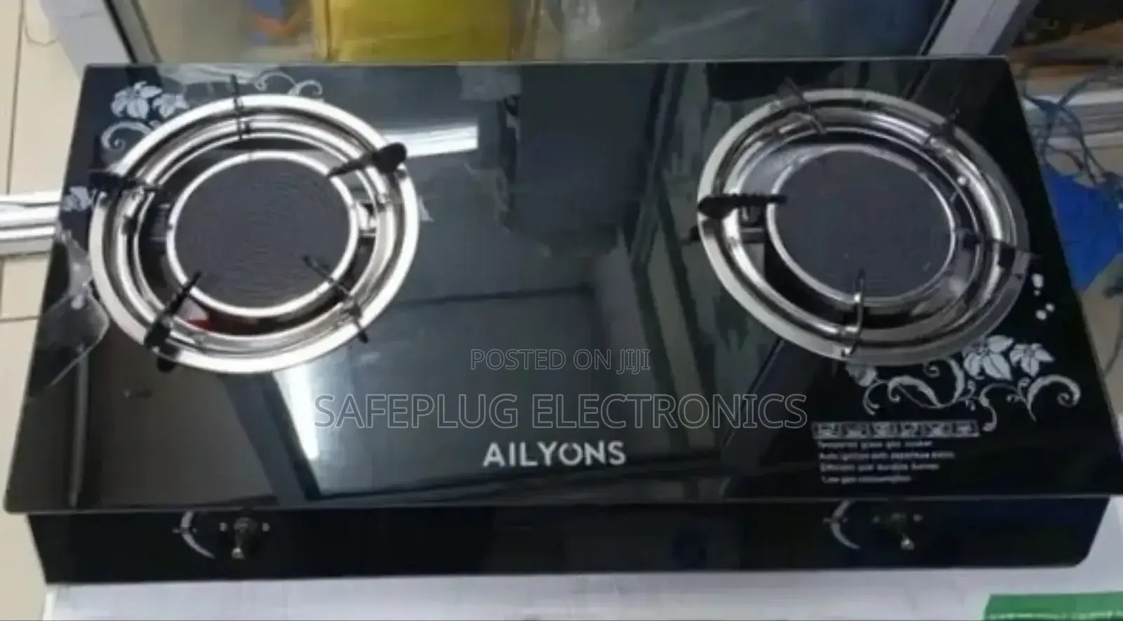 Ailyons Infrared Gas Burner Cooker - Glass Top Finish