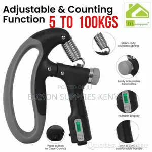 100kg Hand Grips Digital Counter Forearm Train Exercise Grip