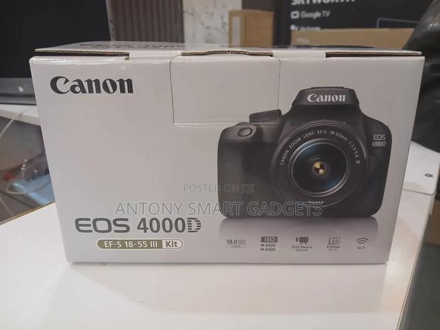 Canon Eos 4000d DSLR Camera With Ef-S 18-55 Mm Lens