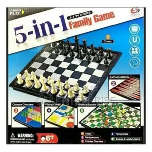 5 in 1 Home Game,5 in 1 Broad Game for Family