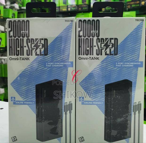 Tecno TPB-202 20000mah Omni Tank Power Banks
