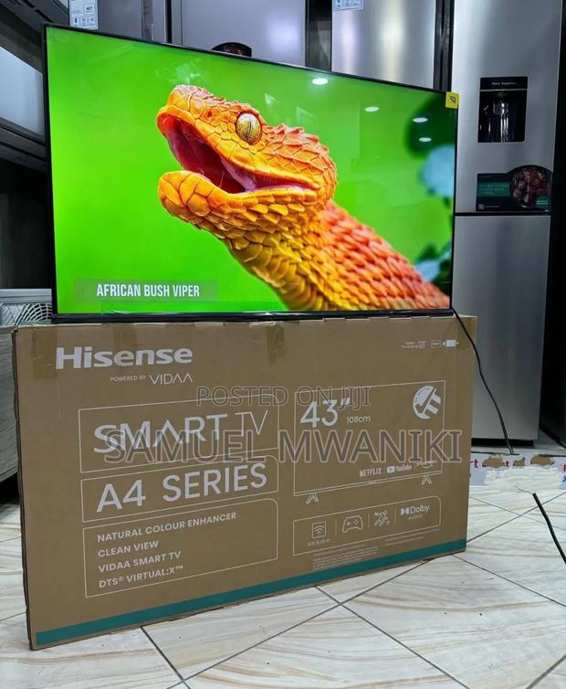 Hisense 43′′ A4 Series FHD Smart Frameless Tv
New Model