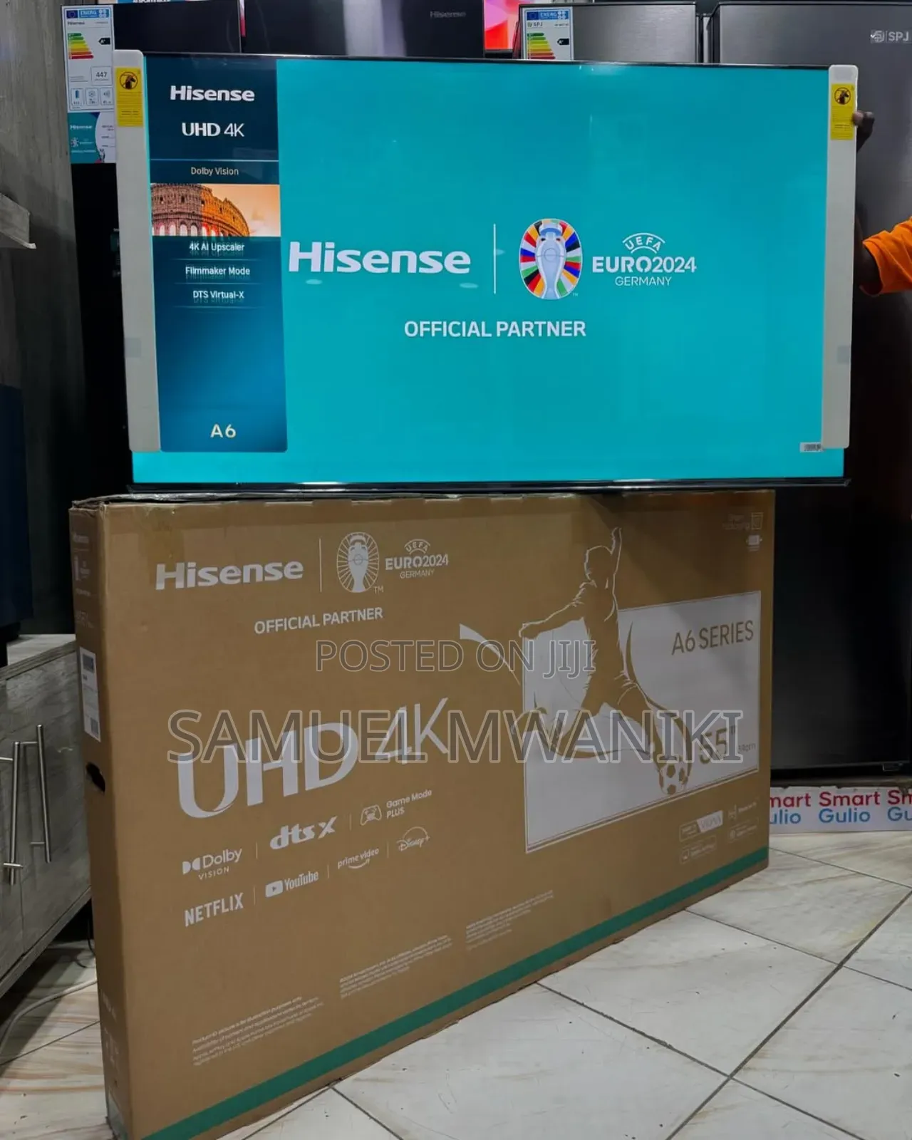 Hisense 55′′ A6 Series Smart Uhd Tv Frameless New Model