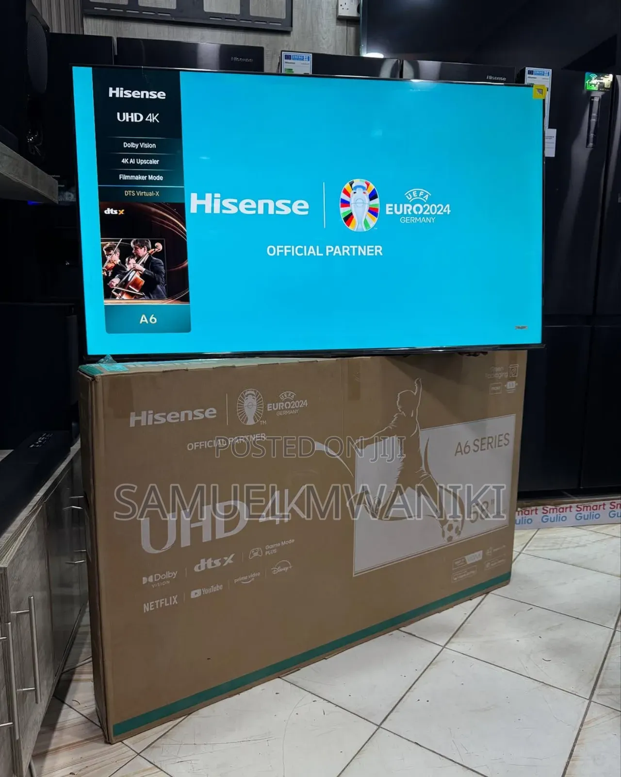 Hisense 58" A6 Series Uhd Smart Led Tv Frameless New
