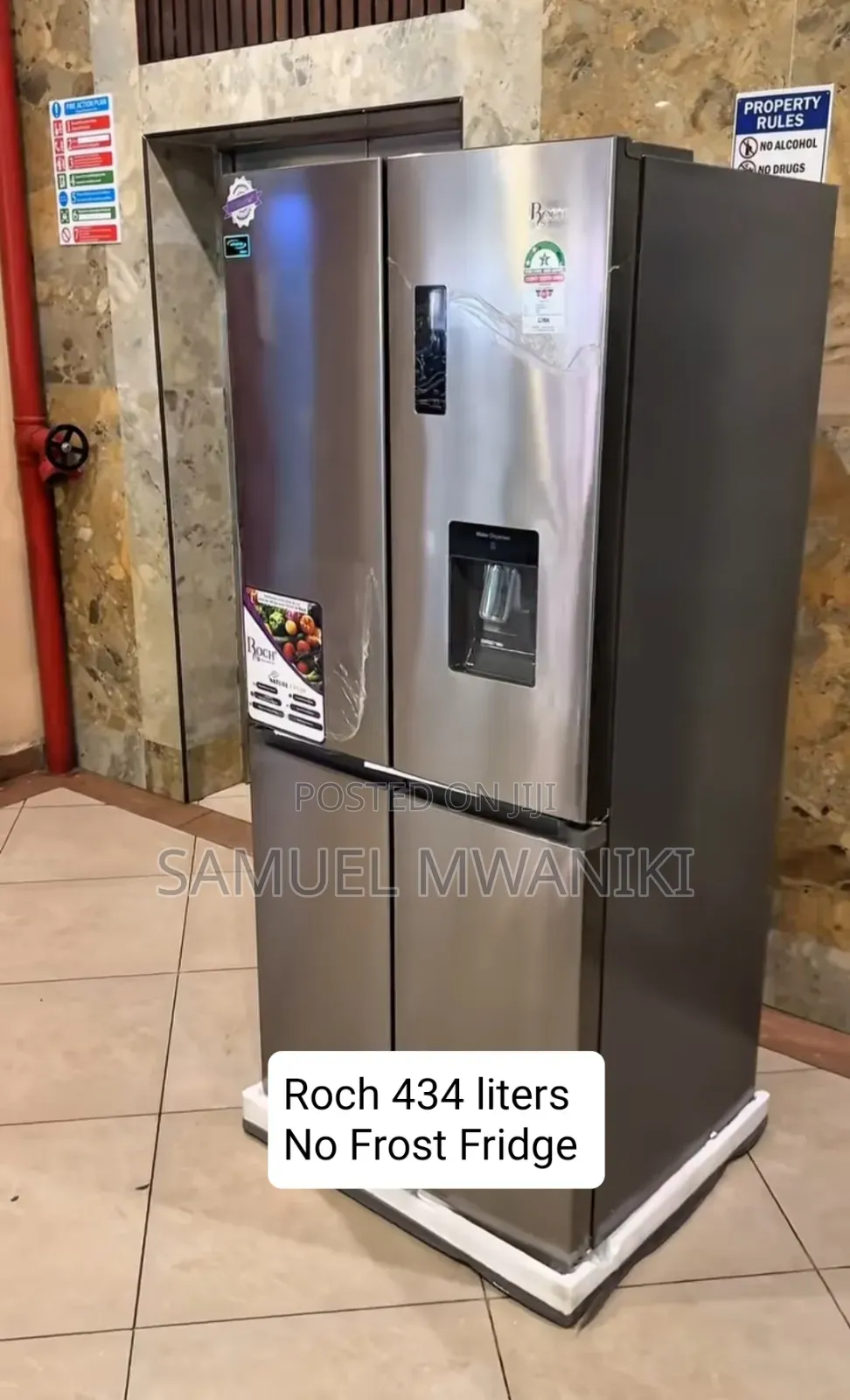 Roch 434l Four Door No Frost Refrigerator