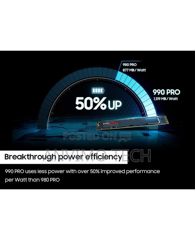 Samsung 1tb 990 Pro Pcie 4.0 X4 M.2 Internal SSD - thumbnail 5