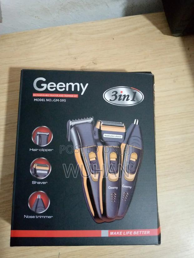 Geemy Rechargeable Shaver and Trimmer Set - thumbnail 2