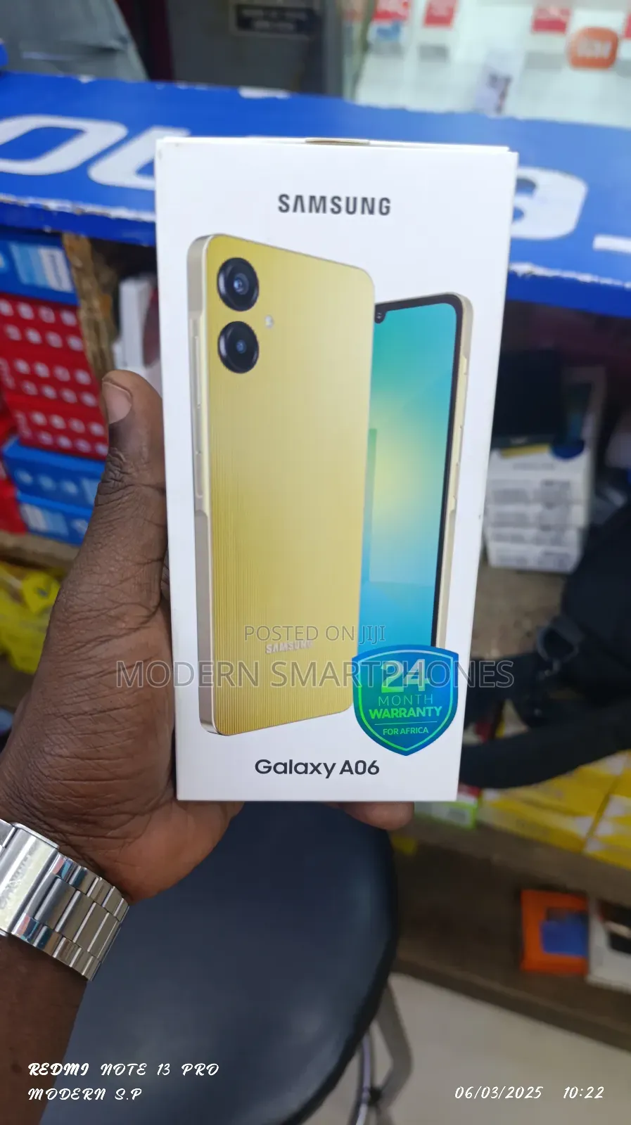 New Samsung Galaxy A06 128 GB Black