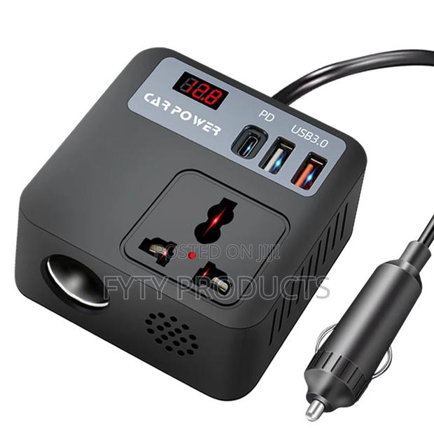 Car Power Inverter With Dc Outlets - main view