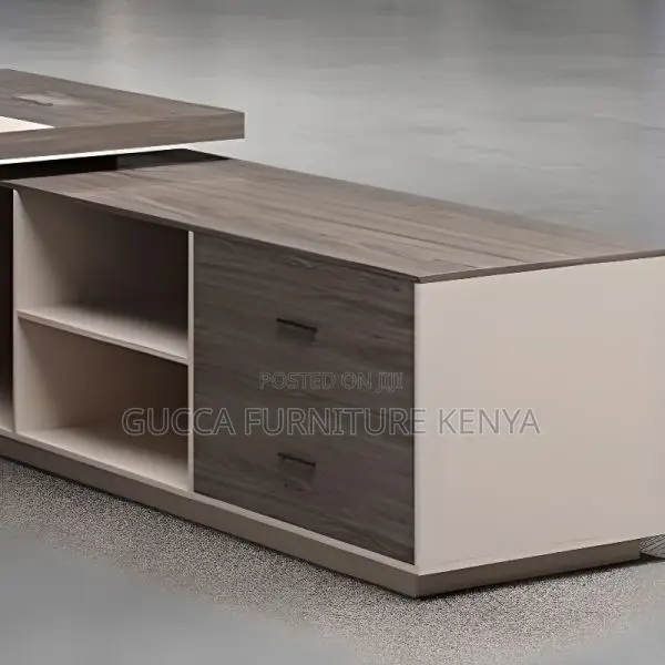 Office Tables:160cm Executive Desk With Front Splash