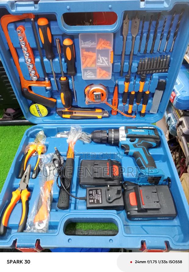 Complete Makita Cordless Drill - main view