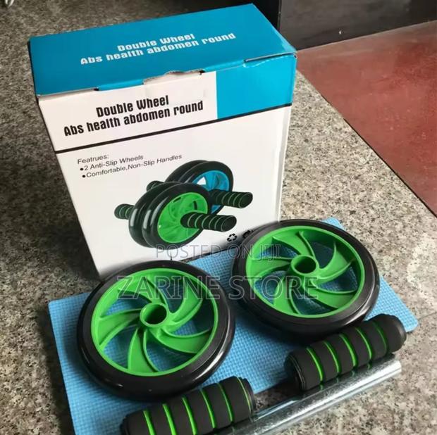 Ab Double Wheel Roller Abdomen Exercise Roller - main view