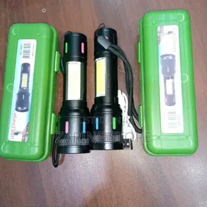 Cob Mettalic Pocket Torch With Zoom Focus