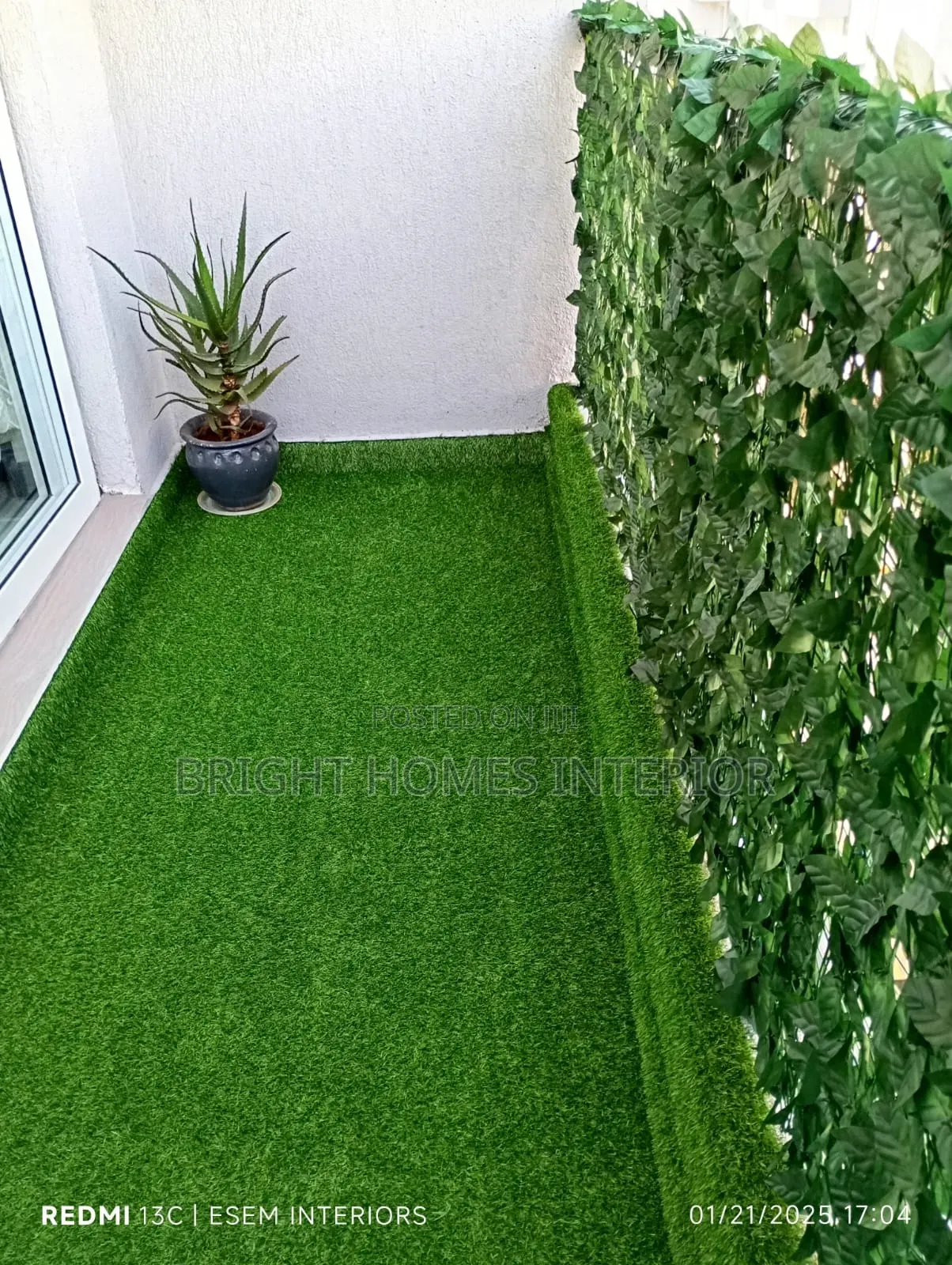 Artificial Balcony Fence Green Privacy Fence Available