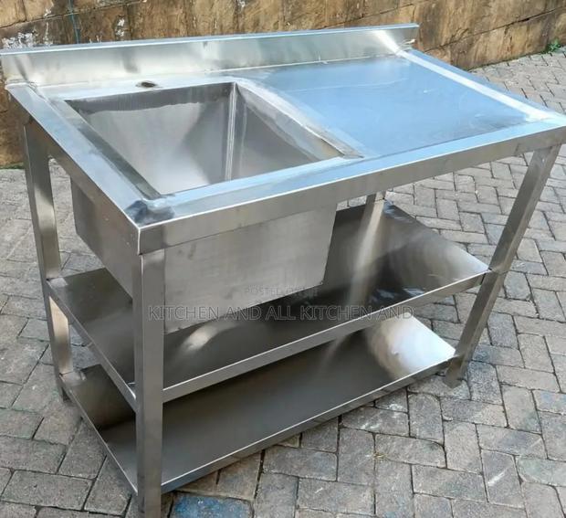 Elite Ss Sink With Undershelves