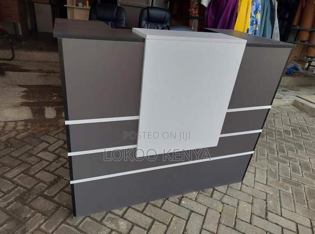 Office Desk: 1.6 Meter Cashier Front Reception Desk - thumbnail 5