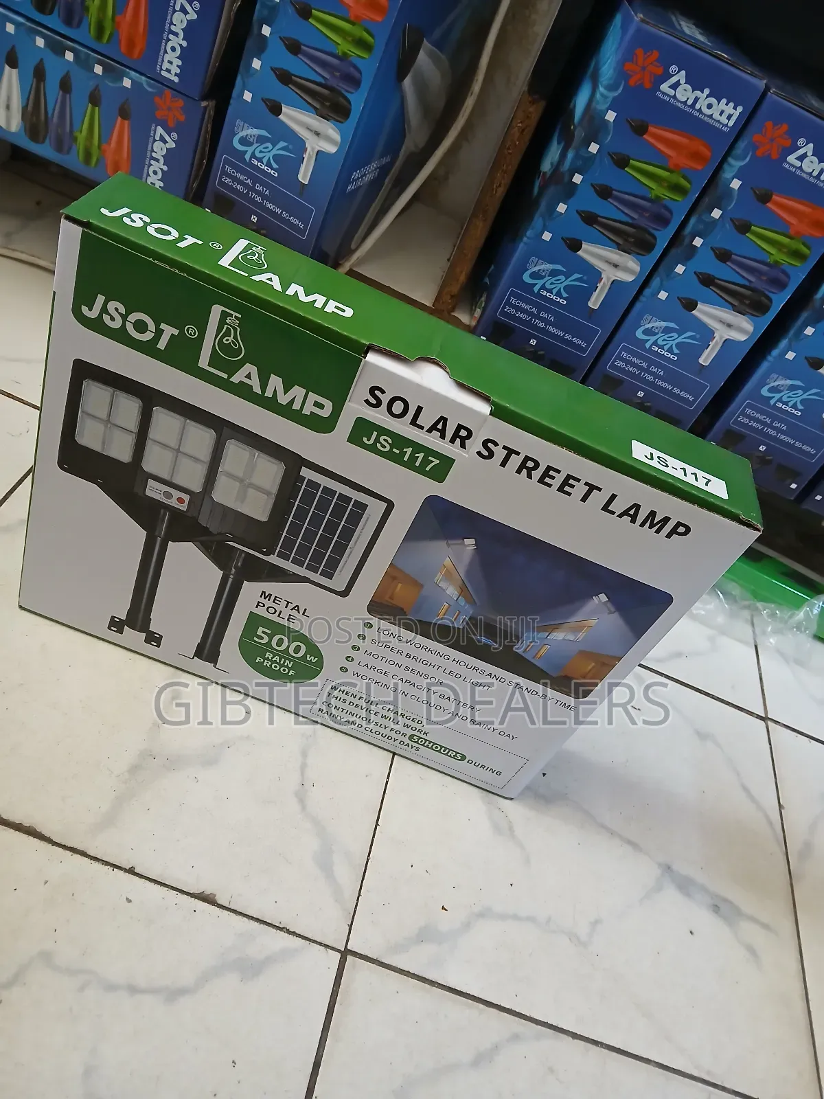Js 117 Solar Lamp With Motion Sensor