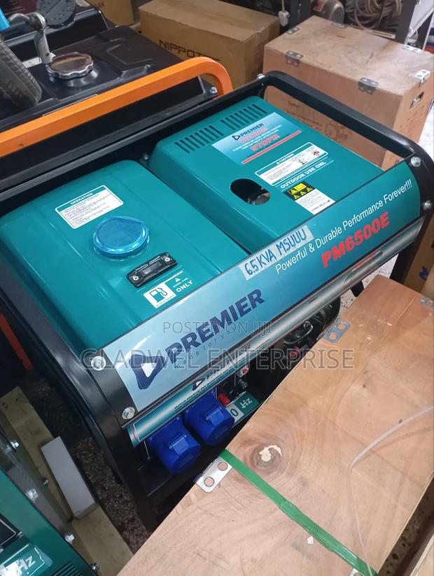 Heavy Duty 6.5kva Premier Diesel Generator Powerful