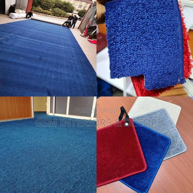 Wall to Wall Office Carpets Blue Wool - main view