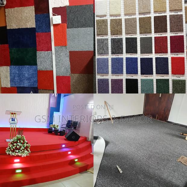 Wallto Wall Carpets Red Caroet Chart - main view