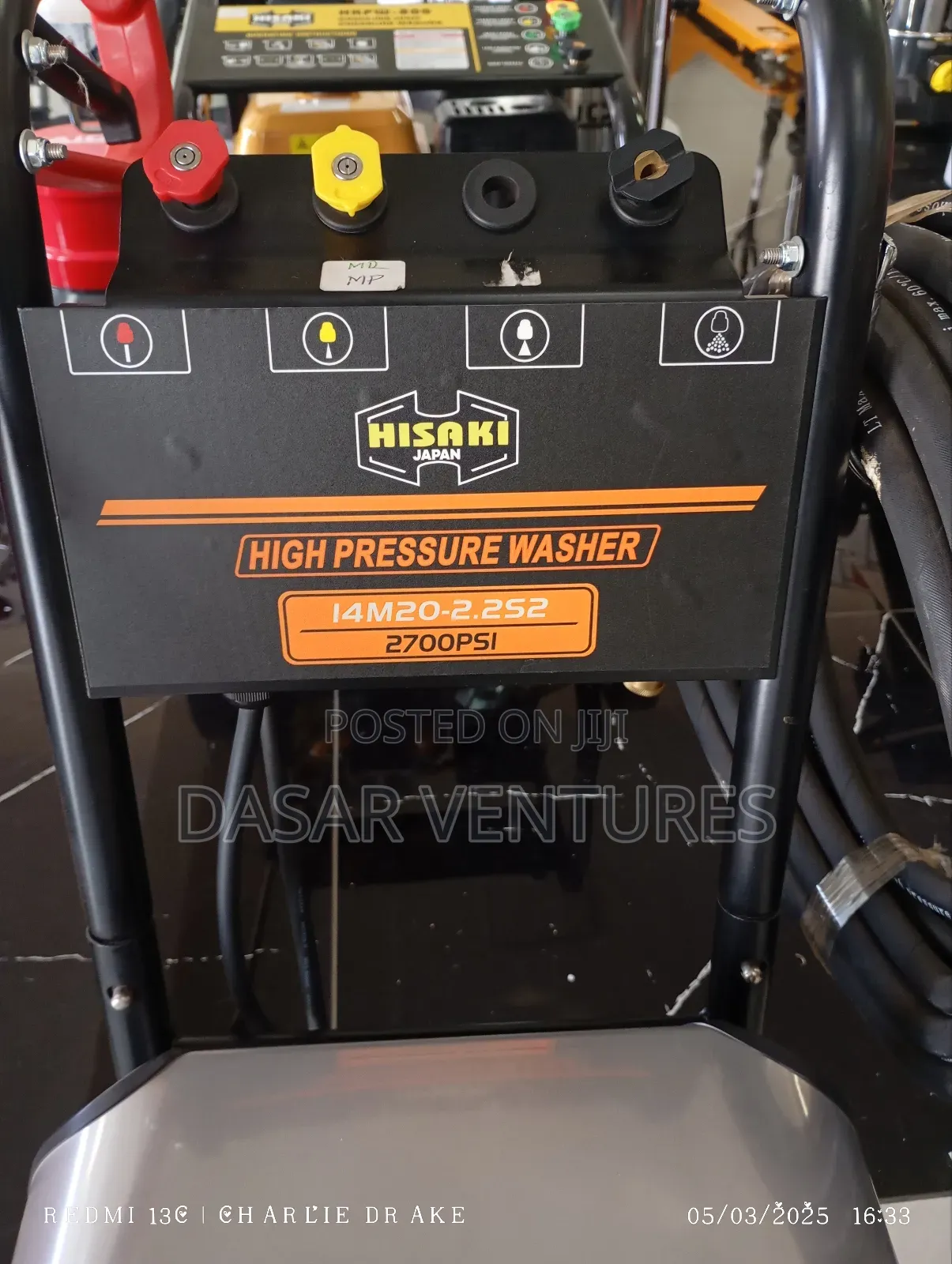 Car Wash Hisaki 2700psi 14m-20