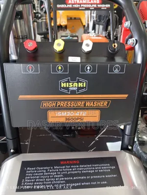 High Pressure Washer Hisaki 3600psi 3phase