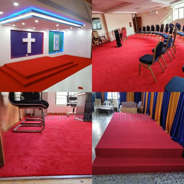 High Density Red Carpets for Office - main view