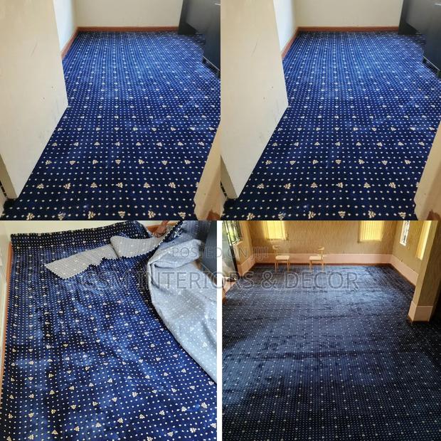 Executive Office Carpets Blue High Density - main view