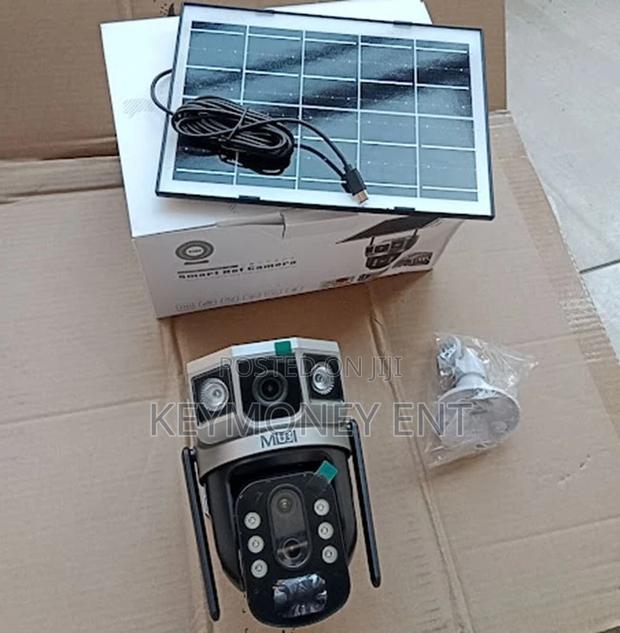 Solar PTZ Camera Wifi Enabled Outdoor Dual Lens Smart Camera - main view