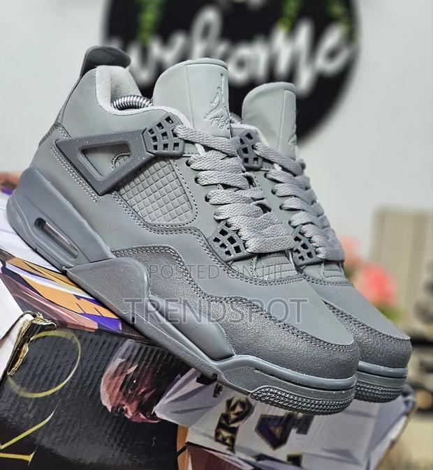 Jordan 4 "Wet Cement"1st Leather - main view
