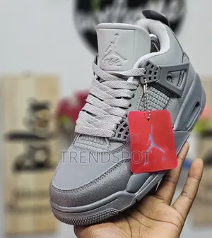 Jordan 4 "Wet Cement" 1st Leather