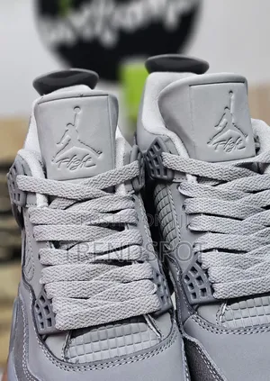 Jordan 4 "Wet Cement" 1st Leather