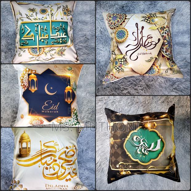 2 (A Pair) Eid Mubarak Home Decor Cushion - main view